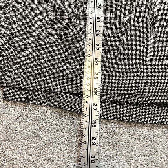 JP Collections Skirt Women 24 Black Gray Knee Length Rayon Made in Japan Vintage - Picture 9 of 10